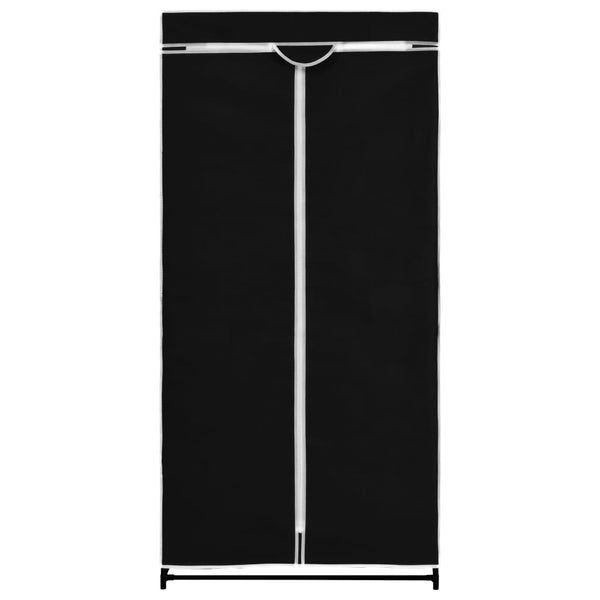 Musta vaatekaappi Nevrie 75x50x160cm