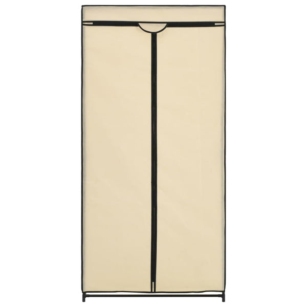 Creme Kleiderschrank Nevrie 75x50x160cm