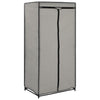 Grauer Kleiderschrank Nevrie 75x50x160cm