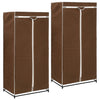Ruskea vaatekaapit Nevrie 75x50x160cm (2 kpl)