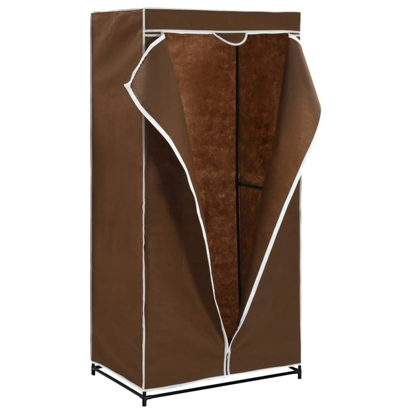 Ruskea vaatekaapit Nevrie 75x50x160cm (2 kpl)
