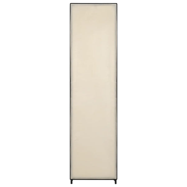 Cremefarbener Kleiderschrank Proica 175x45x170cm (mit 4 Fächern)