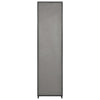 Harmaa vaatekaappi Proica 175x45x170cm (4 lokerolla)