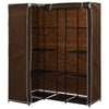 Brauner Eckkleiderschrank Voiniceni 130x87x169cm