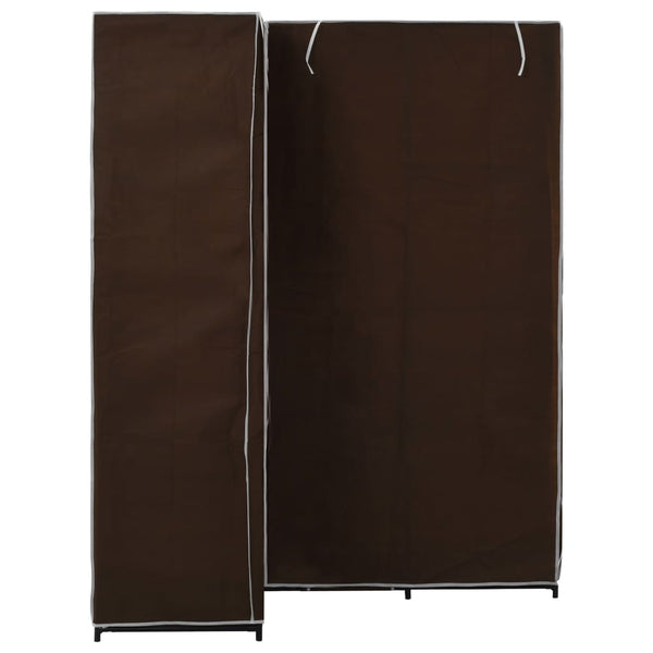 Brauner Eckkleiderschrank Voiniceni 130x87x169cm