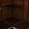 Brauner Eckkleiderschrank Voiniceni 130x87x169cm