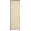 Cremefarbener Kleiderschrank Vencelino 87x49x159cm (Stoff)