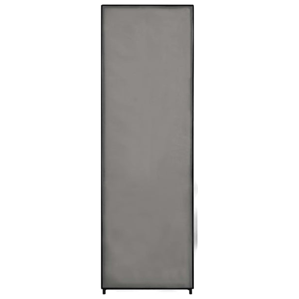 Harmaa vaatekaappi Vencelino 87x49x159cm (kangas)