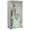 Vaatekaappi new york Orhideea 75x45x160cm (kangas)
