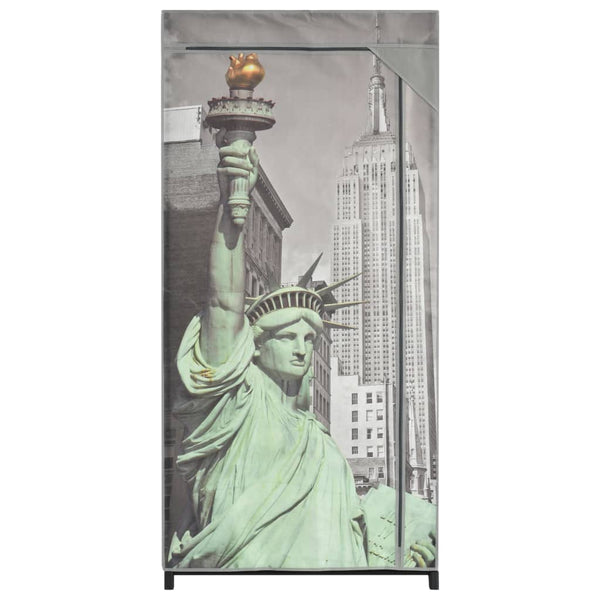 Vaatekaappi new york Orhideea 75x45x160cm (kangas)