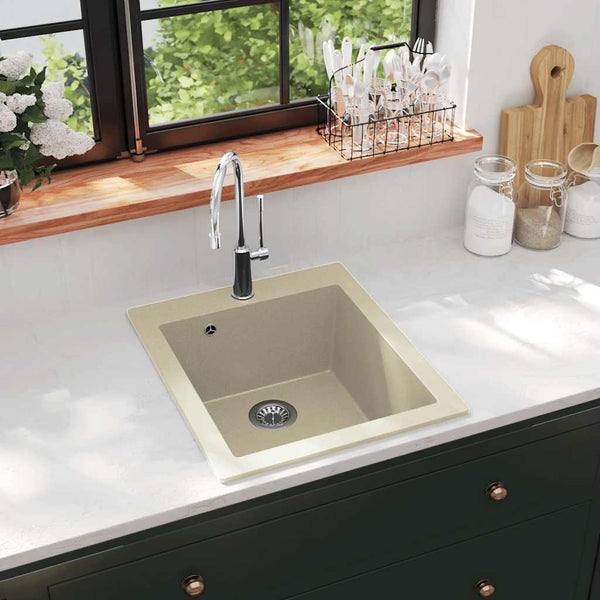 Beige Küchenspüle Joan (Granit)