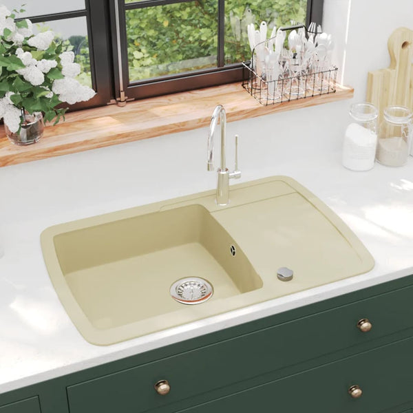 Beige Küchenspüle Hardut (Granit)