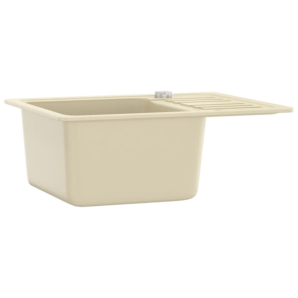Beige Küchenspüle Renati (Granit)