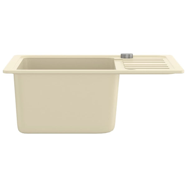 Beige Küchenspüle Renati (Granit)