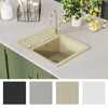 Beige Küchenspüle Renati (Granit)
