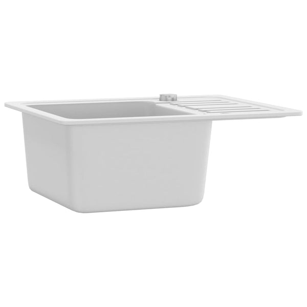 Küchenspüle Renati (Granit), weiß