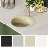 Beige Küchenspüle Aronia rund (Granit)