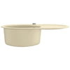 Beige Küchenspüle Imogen (Granit, oval)