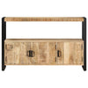 Feststehender Seitenwandschrank Izvoranu 120x30x75cm (Mangoholz)