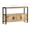 Feststehender Seitenwandschrank Izvoranu 120x30x75cm (Mangoholz)