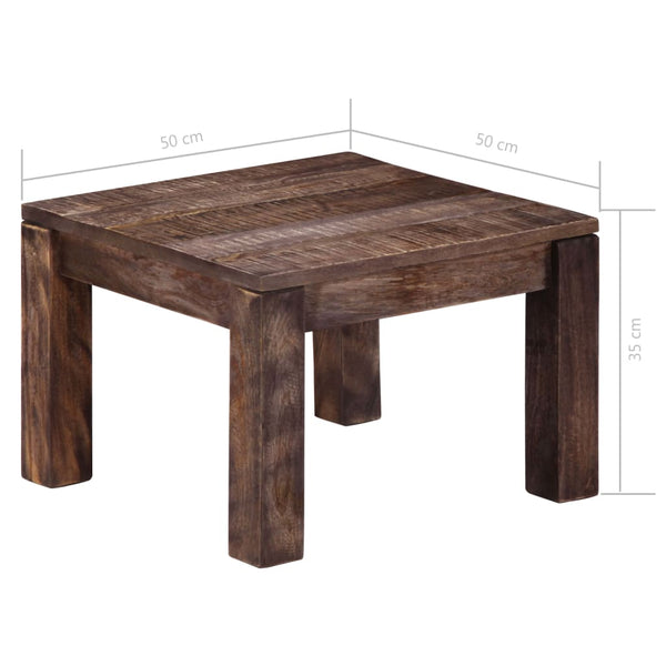 Couchtisch Eufarea 50x50x35cm (Mangoholz)