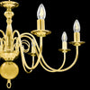 Kronleuchter Irofim in Gold (8 x E14 Glühbirnen)