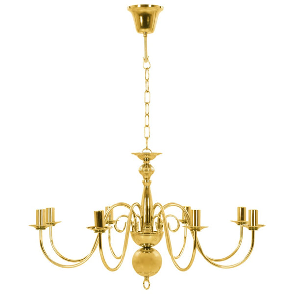 Kronleuchter Irofim in Gold (8 x E14 Glühbirnen)