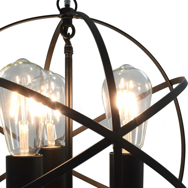 Musta roikkuva lamppu Grazziela (3 x e27 bulbs)