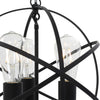 Musta roikkuva lamppu Grazziela (3 x e27 bulbs)