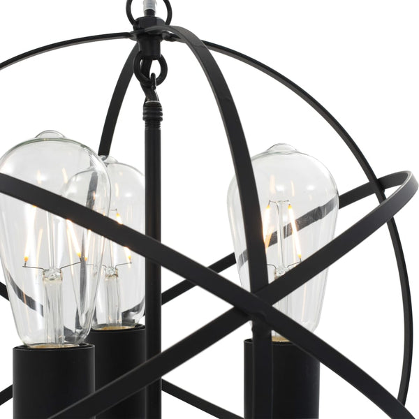 Musta roikkuva lamppu Grazziela (3 x e27 bulbs)