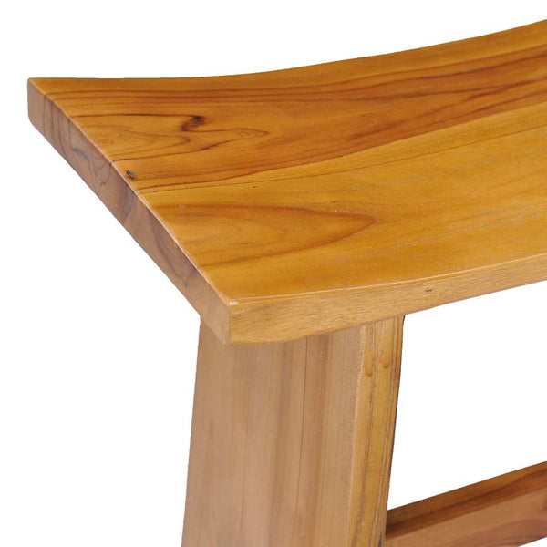Teak-Hocker massiv