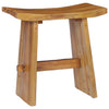 Teak-Hocker massiv