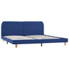 Blauer Bettrahmen Aloise 150x200cm (Stoff)