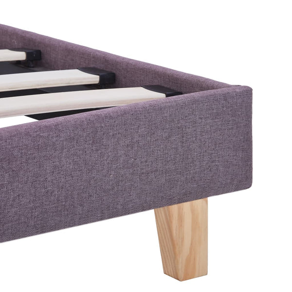 Graubraunes Bettgestell Aloise 135x190cm