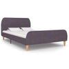 Graues Bettgestell Gradea 120x190cm