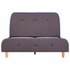 Graues Bettgestell Gradea 120x190cm