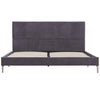 Graues Bettgestell Vicusor 135x190cm (Stoff)