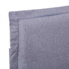 Hellgraues Bettgestell Mitachi 135x190cm (Stoff)