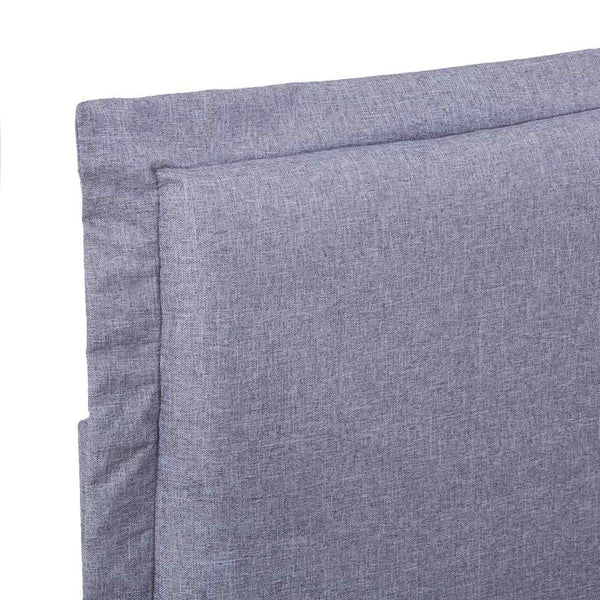Hellgraues Bettgestell Mitachi 135x190cm (Stoff)