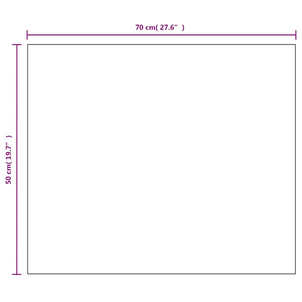 Rahmenloser Spiegel Gavil 70x50cm (Glas)