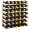 Weinregal Axania für 42 Flaschen (Recyclingholz)