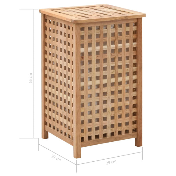 Wäschekorb Chilimbar 39x39x65cm (Nussbaumholz)