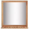 Walnussbaum Badezimmerspiegel Bayard 60x12x62cm