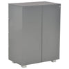 Harmaa senkki Terrie 60x35x80cm (puinen)