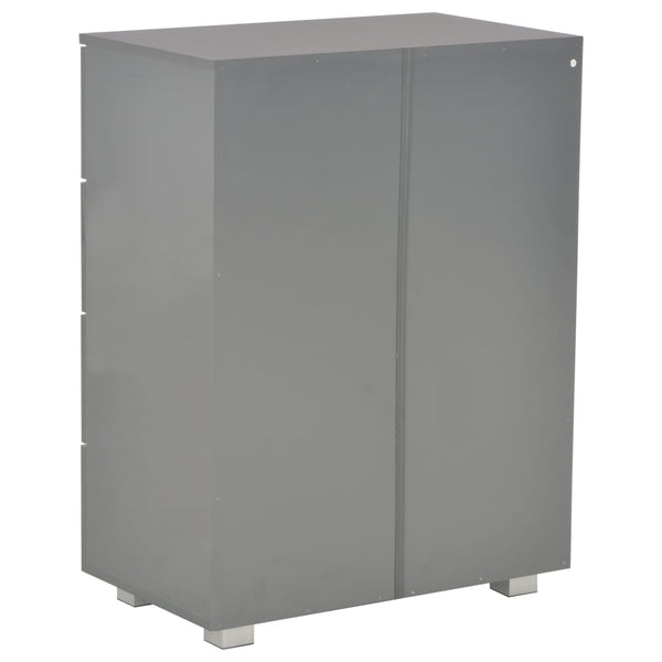 Harmaa senkki Terrie 60x35x80cm (puinen)