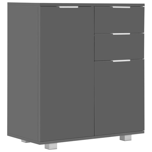 Graues Sideboard Cadria 71x35x80cm (Spanplatte)