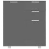 Graues Sideboard Cadria 71x35x80cm (Spanplatte)