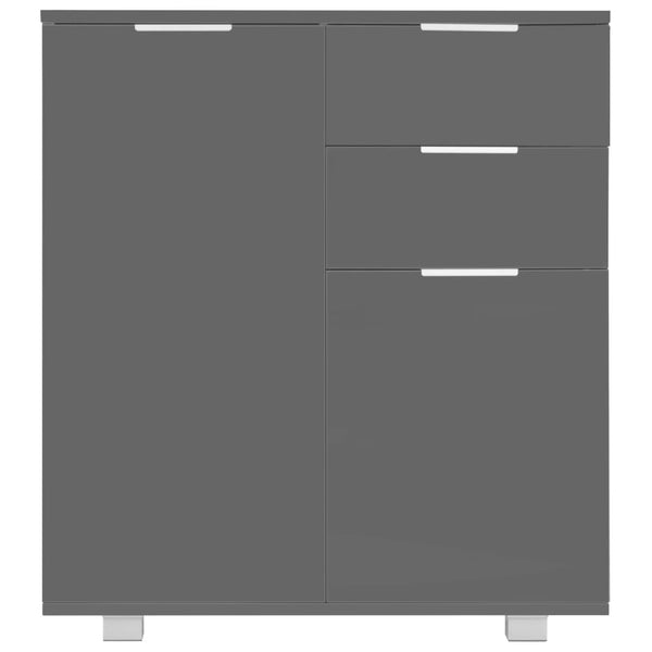 Graues Sideboard Cadria 71x35x80cm (Spanplatte)