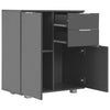 Graues Sideboard Cadria 71x35x80cm (Spanplatte)