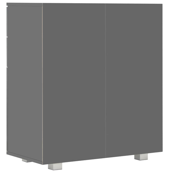 Graues Sideboard Cadria 71x35x80cm (Spanplatte)